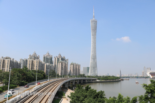 广州塔建筑风光