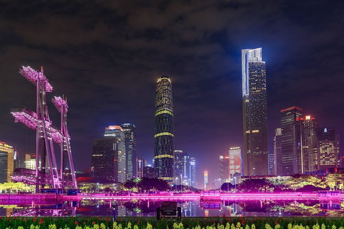 广州 珠江两岸夜景